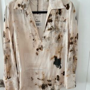 Zara Printed Shirt ZW Collection